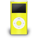 iPod Nano Yellow Off Icon 128x128 png